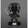 image:imagePOP Funko Star Wars Mandalorian with Darksaber Chrome amp Glow in The Dark Exclusive
