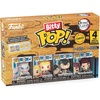 image:imageFunko Pop Bitty 4pk Demon Slayer  Inosuke Hashibira Kyojuro Rengoku Genya Shinazugawa and Mystery Figure  09 Inch 22 Cm Collectable  Stackable Display Shelf Included