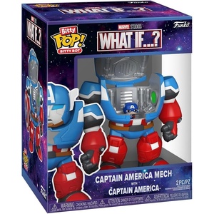 image:imageFunko Bitty Bots Marvel What If  Captain America Mech wCaptain America