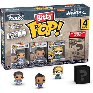 image:imageFunko Bitty POP 4 Pack Avatar TLA  Katara Sokka Suki  Mystery