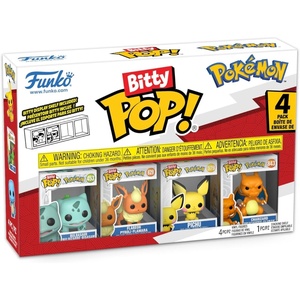 image:imageFunko Bitty POP 4 Pack Pokemon  Bulbasaur Flareon Pichu Charizard