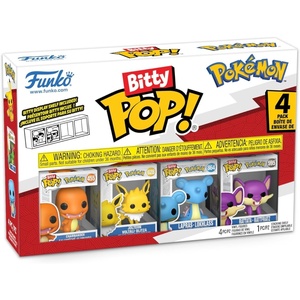 image:imageFunko Bitty POP 4 Pack Pokemon  Charmander Jolteon Lapras Rattata