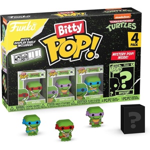 image:imageFunko Bitty POP 4Pack TMNT  Shredder Raphael Donatello Leonardo