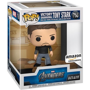 image:imageFunko POP Deluxe Marvel Avengers Shawarma Series  Captain America 46Tony Stark Iron Man