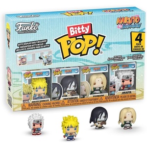 image:imageFunko Pop Bitty Naruto Shippuden  Minato Namikaze Orochimaru Tsunade and Jiraiya  09 Inch 22 Cm  Anime Collectable  Gift Idea  Stackable Display Shelf Included