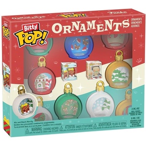 image:imageFunko Pop Bitty Ornaments 9 Pack of Ornaments with Gingerbread Man and Present  Gift Idea  Official Merchandise  for Collectors