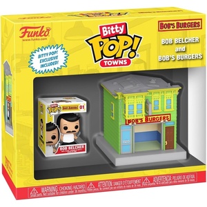 image:imageFunko Pop Bitty Town Bobs Burgers  Bob Belcher and Bobs Burgers  Cartoon Collectable  Gift Idea  Toys for Kids amp Adults