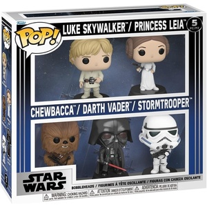 image:imageFunko Pop Star Wars LukeLeiaChewbaccaVaderStormtrooper 5Pack
