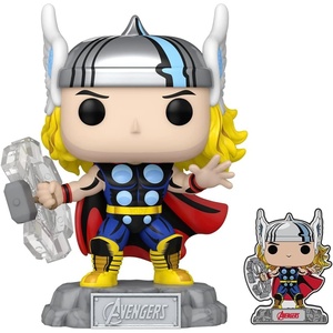 image:imageFunko Pop amp Enamel Pin the Avengers Earths Mightiest Heroes  60th Anniversary Thor with Enamel Pin  Marvel Comics  Amazon Exclusive  Collectable Vinyl Figure  Gift Idea  Superheroes Fans481 inch2 inch