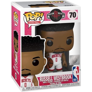 image:imagePOP NBA New Orleans Pelicans  Zion WilliamsonFunko 46680 POP NBA Rockets  Russell Westbrook Collectible Toy  Multicolour