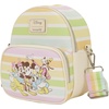 image:imageDisney Mickey amp Friends Rainbow Stripes Convertible Mini Backpack amp Crossbody Bag