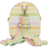 image:imageDisney Mickey amp Friends Rainbow Stripes Convertible Mini Backpack amp Crossbody Bag
