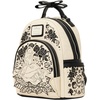 image:imageLoungefly Disney Alice in Wonderland  Embroidered Floral Mini Backpack with 3D Bow  Great for Kids amp Adults  Collectible Bags