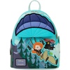 image:imageLoungefly Disney Kim Possible  Ron and Rufus  Paragliding Mini Backpack with Hidden Moving Rivets  Great for Kids amp Adults  Collectible Bags