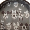 image:imageLoungefly Disney Mickey and Friends Faux Leather and Canvas Water Bottle Crossbody Bag
