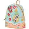 image:imageLoungefly Disney Mickey and Minnie  Adjustable Shoulder Straps  Beach Fun Mini Backpack  Great for Kids amp Adults  Collectible Bags
