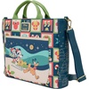 image:imageLoungefly Disney Mickey and Minnie Holiday Convertible Tote Bag