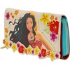 image:imageLoungefly Disney Moana  Embroidered Floral Live Action  Zip Around Wallet with Detachable Wristlet  6 Cards Slots and Clear ID Slot  Great for Kids amp Adults  Collectible WalletsMulticolor