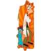 image:imageLoungefly Disney Phineas and Ferb  Embroidered Dr Doofenshmirtz amp Perry the Platypus Card Holder  4 Card Slots with a Zippered Compartment  Great for Kids amp Adults  Collectible Wallets
