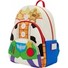 image:imageLoungefly Disney Pixar  Toy Story 5  to Infinity and Beyond  Woody Jessie and Buzz Lightyear  Printed Denim Trim Triple Pocket MidSize Backpack  Gift for Kids amp Adults  Collectible Bags