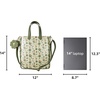 image:imageLoungefly Disney Tinker Bell 4Leaf Clover Tote Bag with Coin Bag