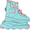 image:imageLoungefly Mattel Classic Barbie Figural Skate Crossbody Bag