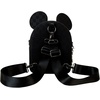 image:imageLoungefly Mickey Mouse Checkered Texture Convertible Mini Backpack amp Crossbody Bag