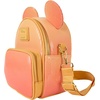 image:imageLoungefly Mickey Mouse Glitter Sequin Convertible Mini Backpack amp Crossbody Bag