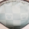 image:imageLoungefly Minnie Mouse Checkered Texture Convertible Mini Backpack amp Crossbody Bag