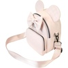 image:imageLoungefly Minnie Mouse Checkered Texture Convertible Mini Backpack amp Crossbody Bag
