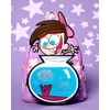 image:imageLoungefly Nickelodeon Fairly Odd Parents Lenticular Timmy Turner with Fishbowl Cosmo and Wanda MiniBackpack Amazon Exclusive