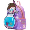 image:imageLoungefly Nickelodeon Fairly Odd Parents Lenticular Timmy Turner with Fishbowl Cosmo and Wanda MiniBackpack Amazon Exclusive