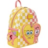 image:imageLoungefly Nickelodeon Spongebob Squarepants  Patrick Star  HeartShaped Front Pocket  Checkered Mini Backpack  Great for Kids amp Adults  Collectible Bags