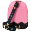 image:imageLoungefly PacMan Pinky Ghost Glow Sling Crossbody Bag