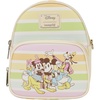 image:imageDisney Mickey amp Friends Rainbow Stripes Convertible Mini Backpack amp Crossbody Bag