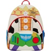 image:imageLoungefly Disney Pixar  Toy Story 5  to Infinity and Beyond  Woody Jessie and Buzz Lightyear  Printed Denim Trim Triple Pocket MidSize Backpack  Gift for Kids amp Adults  Collectible Bags