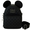 image:imageLoungefly Mickey Mouse Checkered Texture Convertible Mini Backpack amp Crossbody Bag