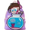 image:imageLoungefly Nickelodeon Fairly Odd Parents Lenticular Timmy Turner with Fishbowl Cosmo and Wanda MiniBackpack Amazon Exclusive
