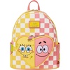 image:imageLoungefly Nickelodeon Spongebob Squarepants  Patrick Star  HeartShaped Front Pocket  Checkered Mini Backpack  Great for Kids amp Adults  Collectible Bags