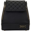 image:imageLoungefly The Lilly Black Convertible Mini Backpack amp Crossbody Bag