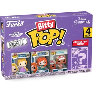 image:imageFunko Bitty POP 4 Pack Disney Princess  Rapunzel Merida Moana