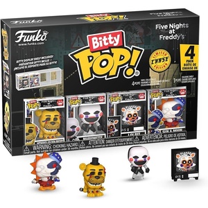 image:imageFunko Bitty POP 4 Pack FNAF  Withered Golden Freddy