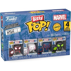 image:imageFunko Bitty POP 4 Pack SpiderMan  Miles Morales 1 in 6 Chase Chance