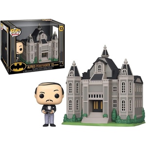 image:imageFunko POP Heroes DC Comics  Batman 80th  Batman 1989Funko 45524 POP Town Batman 80th  Wayne Manor wAlfred Collectible Toy  Multicolour