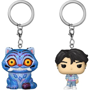 image:imageFunko POP Keychain Netflix Kpop Demon Hunters  Derpy and Jinu 2Pack