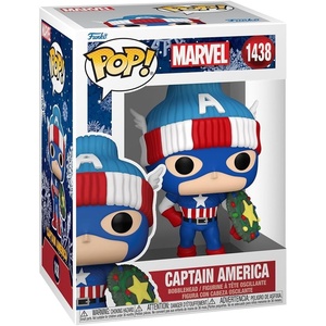 image:imageFunko POP Marvel Holiday  Captain America  Marvel Comics  Collectable Vinyl Figure  Gift Idea  Official Merchandise  for Kids amp Adults  Comic Books Fans  Model Figure for Collectors