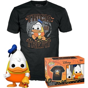 image:imageFunko POP amp Tee Disney  Halloween Donald Duck  Glow in The Dark  Medium  M  TShirt  Clothes with Collectable Vinyl Figure  Gift Idea  Figure and Short Sleeve Top for Adults Unisex Men
