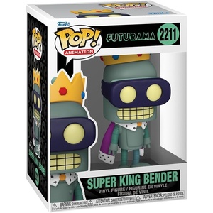 image:imageFunko Pop Animation Futurama  Super King Bender  Collectable Vinyl Figure  Gift Idea  Official Merchandise  Toys for Kids amp Adults  TV Fans  Model Figure for Collectors and Display