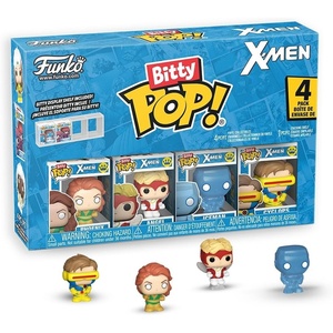 image:imageFunko Pop Bitty XMen  Jean Grey Angel Iceman and Cyclops  09 Inch 22 Cm  Anime Collectable  Gift Idea  Stackable Display Shelf Included