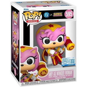 image:imageFunko Pop Heroes JLA amp Sonic  Amy Rose as Wonder Woman  Sonic  DC Comics  Collectable Vinyl Figure  Gift Idea  Official Merchandise  Toys for Kids amp Adults  DC Comics FansMulticolor